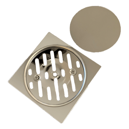 Σιφόνι δαπέδου Griglia Chrome